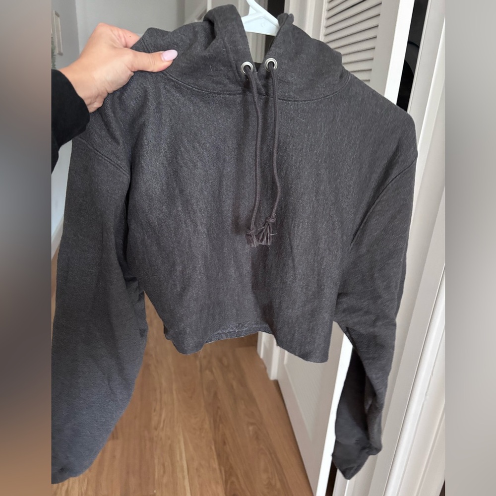 Cropped Champion hoodie